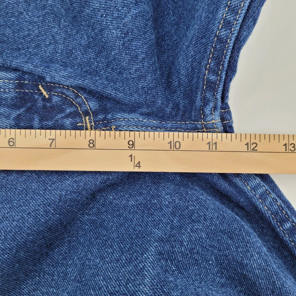 Magellan Outdoors Mens 34x34 Straight Leg Jeans Blue Denim Gorpcore Workwear
